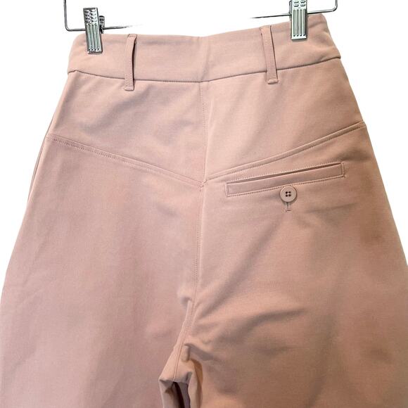 Love, Bonito Calynn Textured Twill Barrel Pants Taupe / Pink Women's 2 - Picture 9 of 14